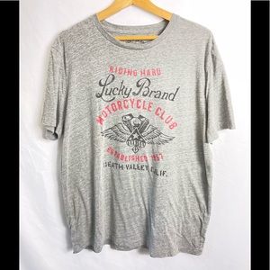 Lucky Brand Death Valley Motor Cycle Club T- Shirt XL